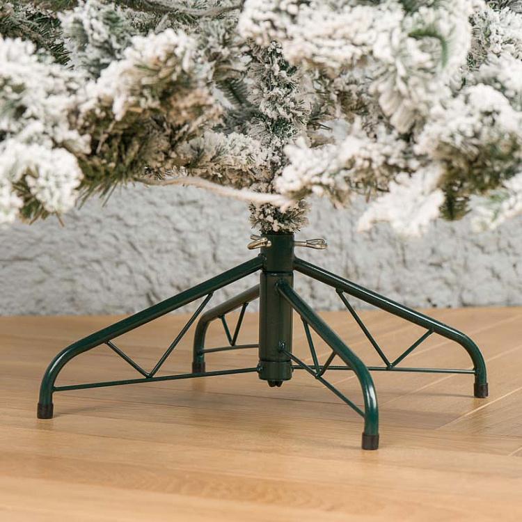 Искусственная заснеженная новогодняя ёлка с led-гирляндой, 152 см Snow-Covered Spruce With 250 LED Bulbs 152 cm