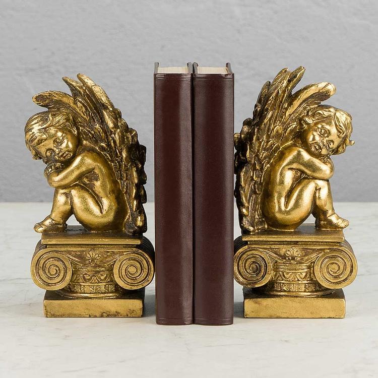 Набор из двух держателей для книг Ангелы Bookend Angels