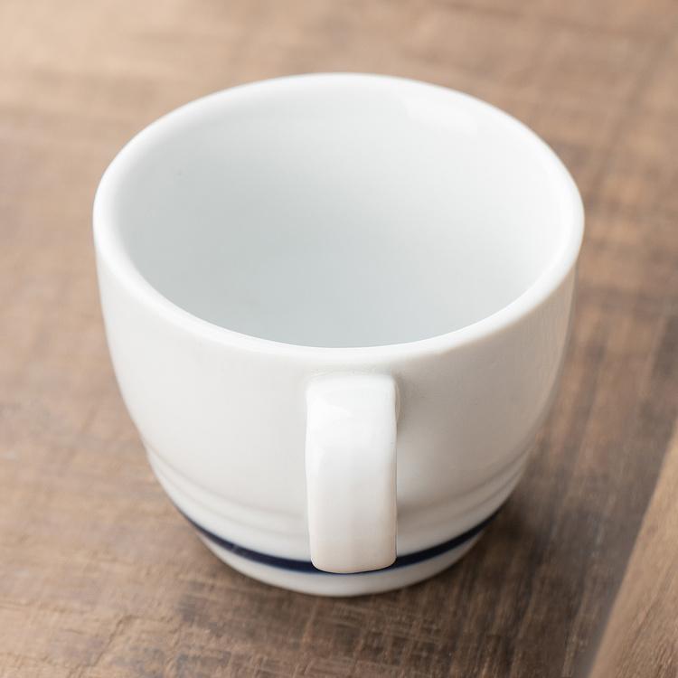 Кофейная пара Синяя полоска Filo Blue Coffee Cup And Saucer