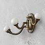 Крючок Ceramic Knob Triple Rope Hook White