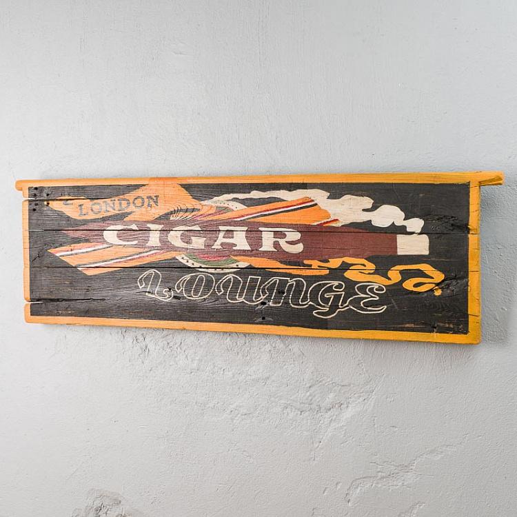 Вывеска Сигарный лаунж Cigar Lounge Wallart