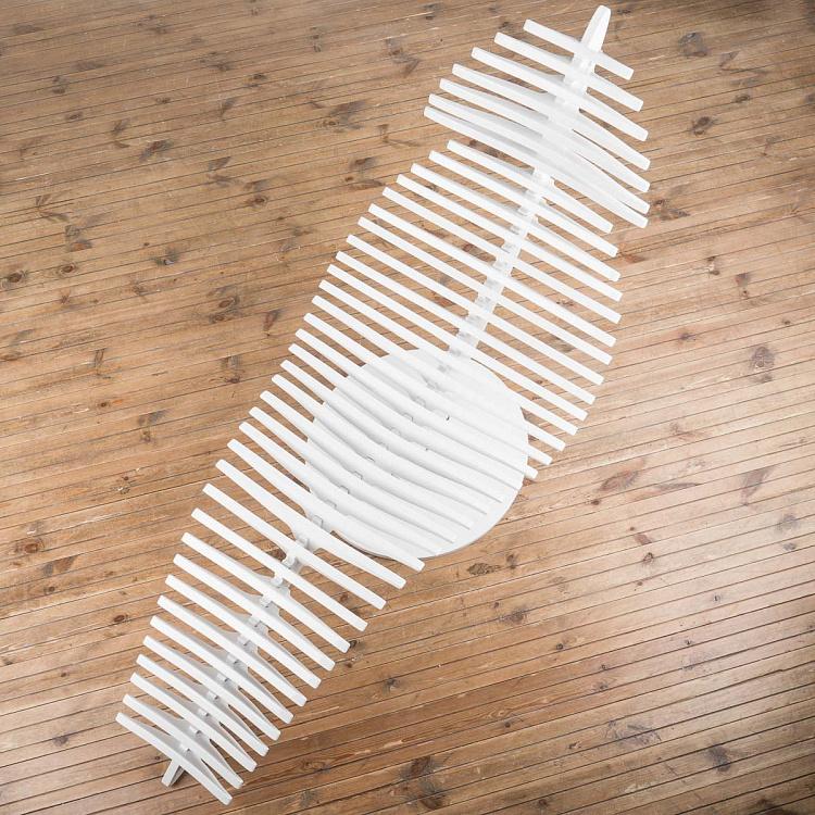 Белое кресло-шезлонг Кит Whale Lounge White