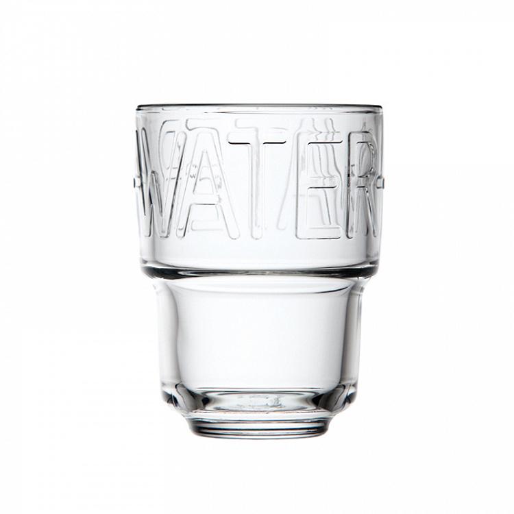 Стакан Бостон с надписью Вода Boston Decor Water Tumbler