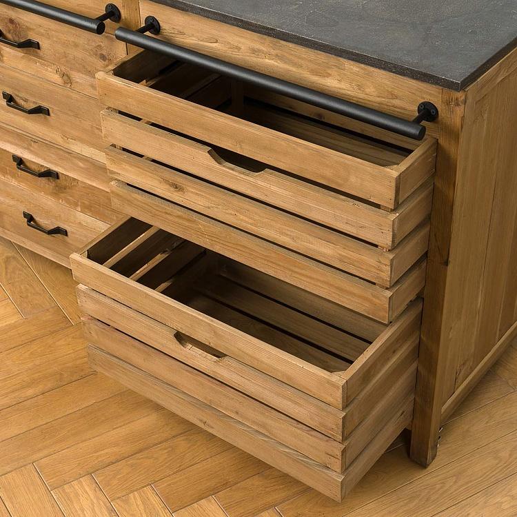 Кухонный гарнитур с 2 раковинами Карелия Karelia Kitchen Unit DB