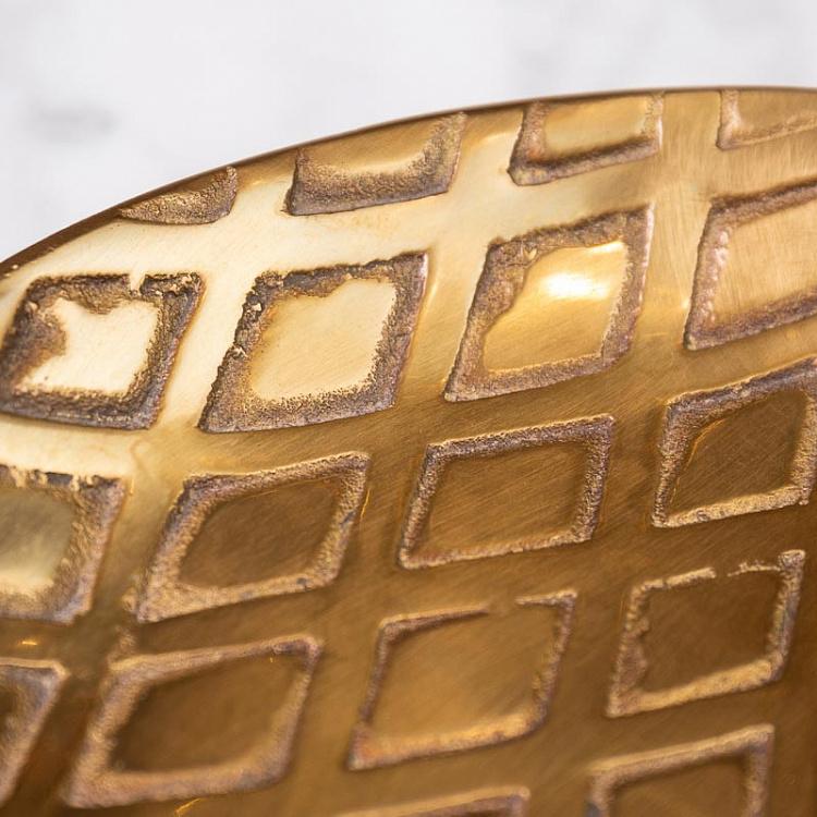 Подставка для мелочей и украшений золотого цвета Ананас Trinket Tray Golden Pineapple