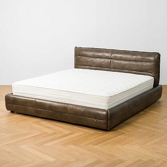 Двуспальная кровать Sahara Double Bed RM натуральная кожа Antique Master