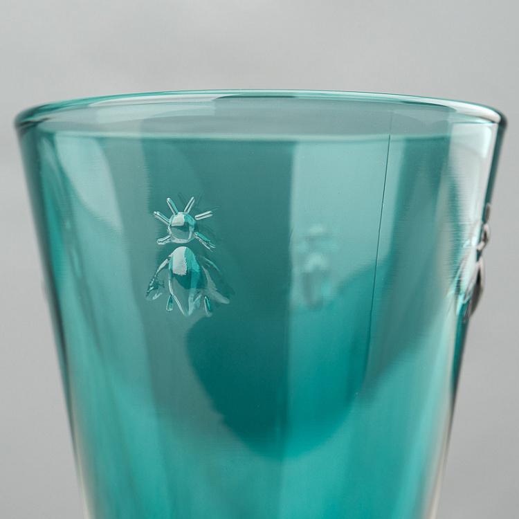 Серо-голубой бокал для вина Пчёлы Abeille Bleu Nuit Wine Glass