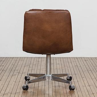 Стул Malibu Dining Chair натуральная кожа Antique Whisky