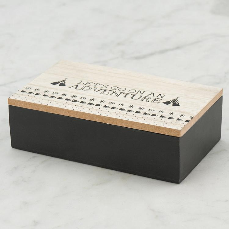 Набор из двух деревянных шкатулок Моё прекрасное приключение Set Of 2 Wooden Boxes My Beautiful Adventure