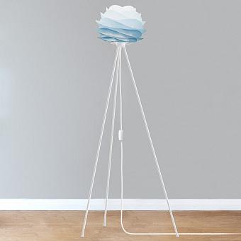 Carmina Floor Lamp With White Tripod Mini