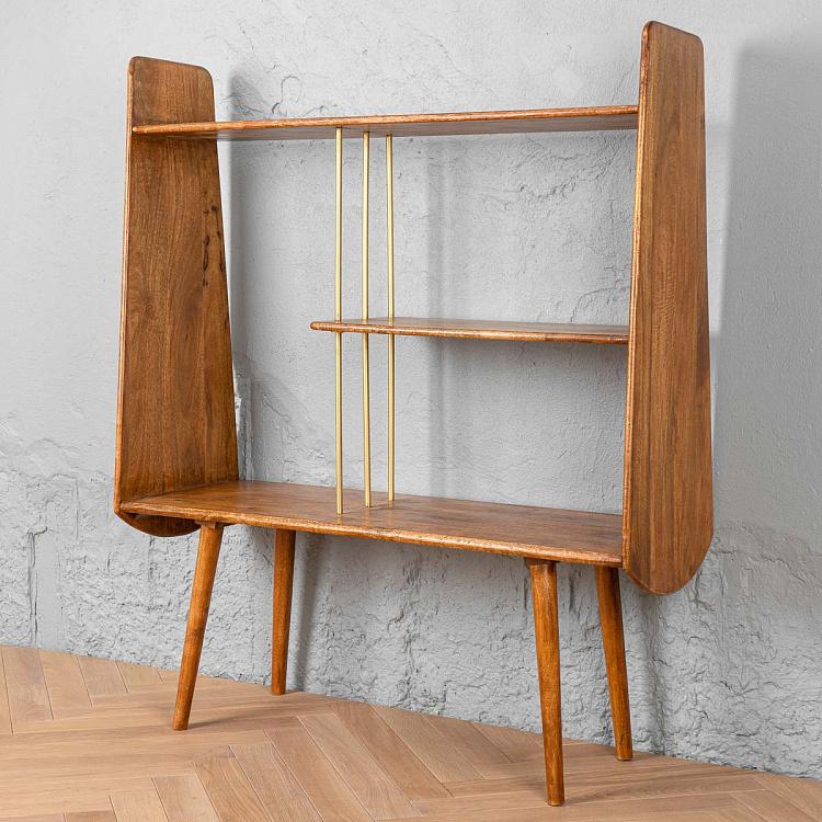 Стеллаж из дерева манго Чаринг Кросс Charing Cross Bookcase Mango Wood