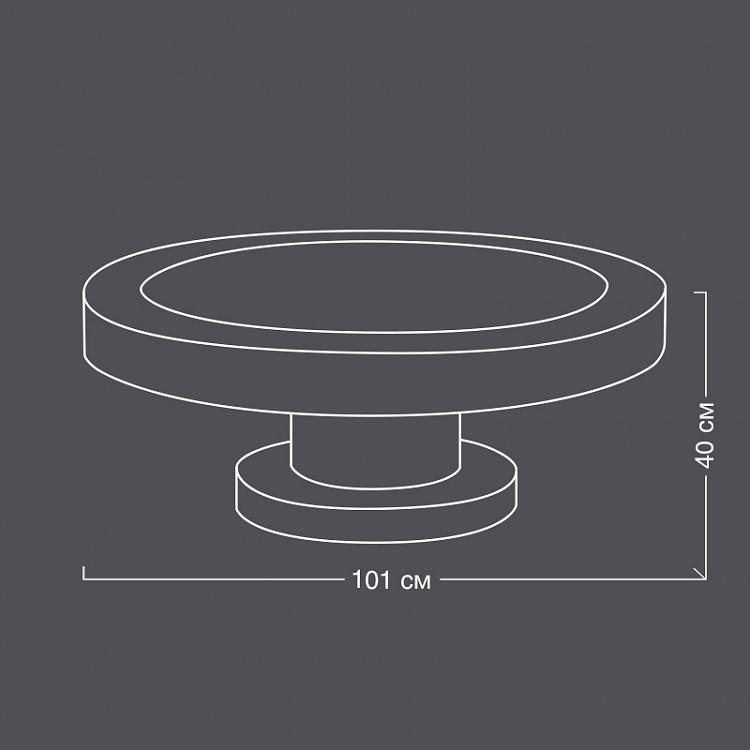 Журнальный стол с подсветкой Инсепшн Inception Round Coffee Table
