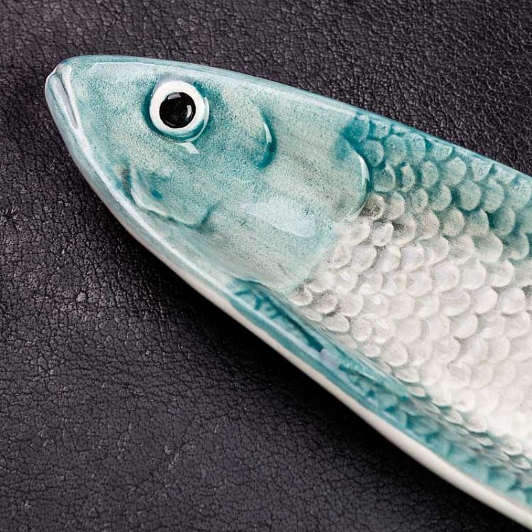 Сервировочное блюдо Синяя сардина Blue Sardine Shape Dish