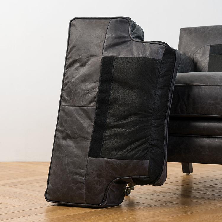 Кресло Джон, чёрные ножки John Armchair, Black Wood D