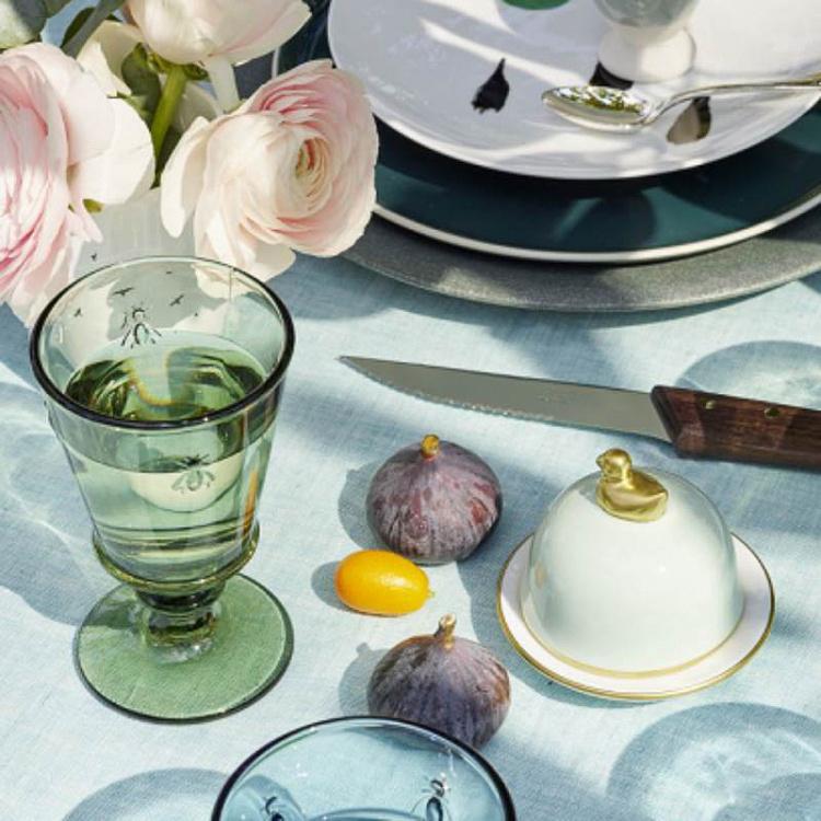 Зелёный бокал для вина Пчёлы Abeille Wine Glass Green