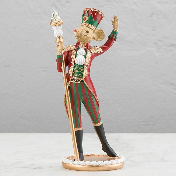 Новогодняя фигурка Мышиный король Nutcracker Mouse King 26,5 cm