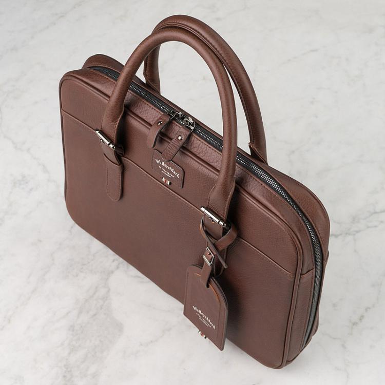 Кожаный портфель Портфолио Portfolio Briefcase