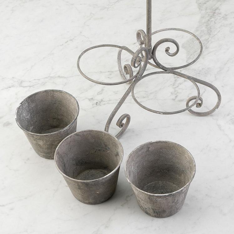 Подставка для цветов Флюгер Weathercock Round Planters