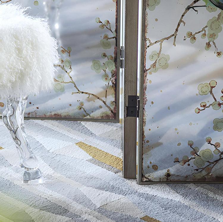 Ширма из четырёх панелей Экзотические мелодии Exotic Melodies 4 Panels Screen