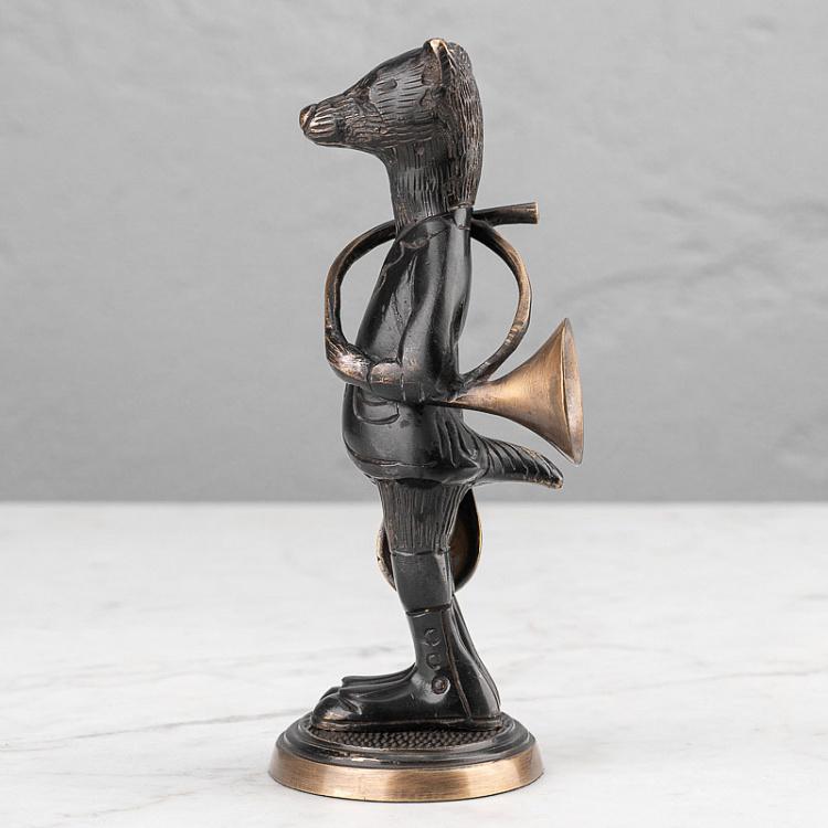 Статуэтка Барсук с горном Badger With Cor
