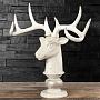 Статуэтка White Deer Head On Stand