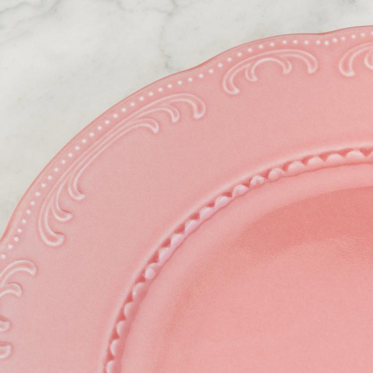 Пудрово-розовая обеденная тарелка Старая Вена, L Vecchio Vienna Dinner Plate Large Powder Pink