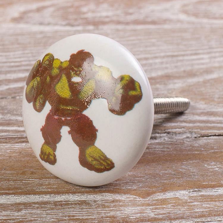 Мебельная ручка-кнопка Халк Superhero Hulk Knob