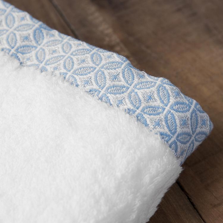 Полотенце для рук и лица WA Komon Shippotunagi Hand Towel Light Blue 34x75 cm