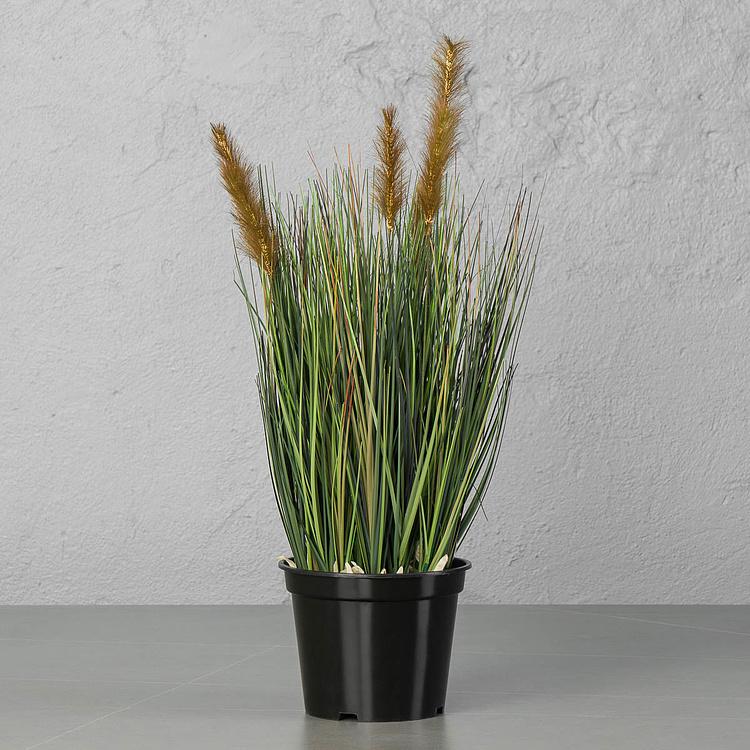 Искусственная кустовая осока с коричневыми султанами Sedge Bush With Brown Sultans 60 cm