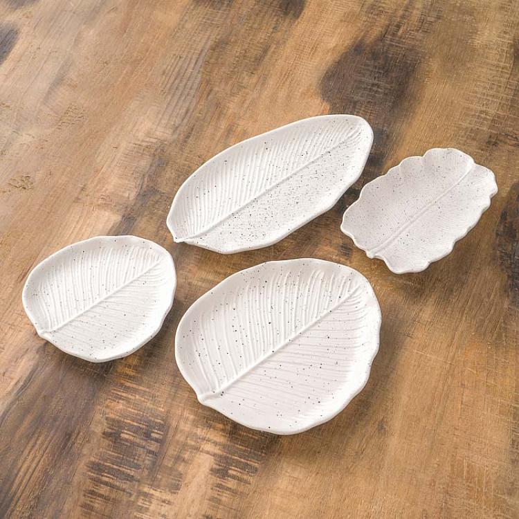 Широкое сервировочное блюдо-лист Зельда, S Zelda Plate Leaf Wide Small