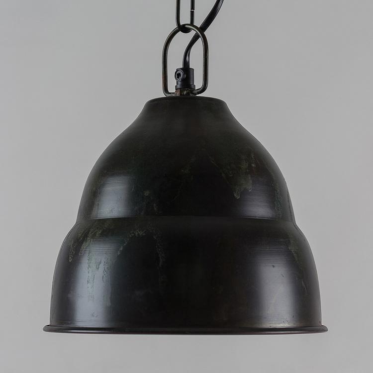 Подвесной светильник Брассерия медно-синего цвета Lamp Blue and Verdigris