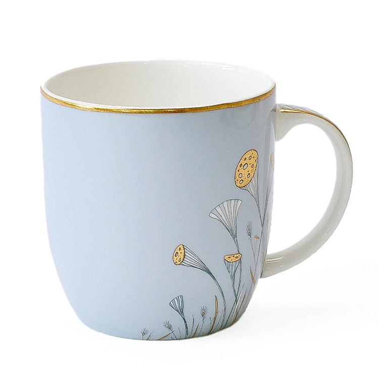 Голубая кружка с леопардом Африка Africa Cup Leopard Blue