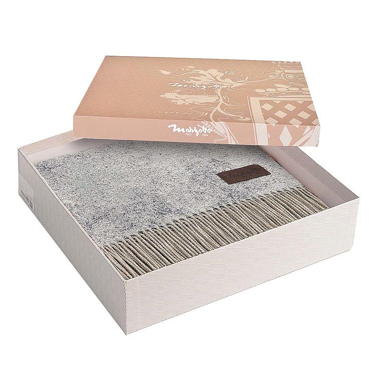 Бледно-голубой хлопковый плед Сорапис, 130x180 см Sorapis Plaid Blue 130x180 cm