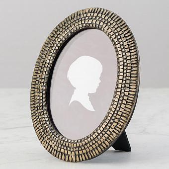 Oval Rock Photo Frame