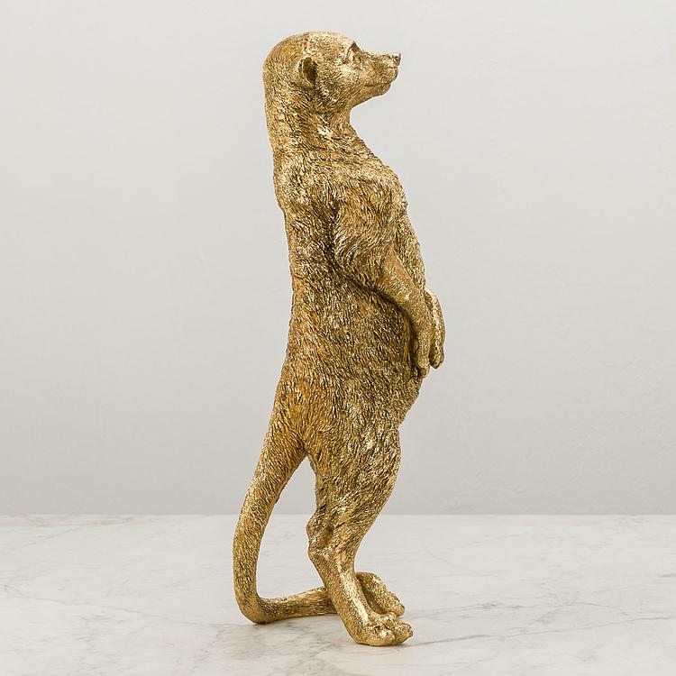 Статуэтка Сурикат Эдди Eddy Meerkat Gold