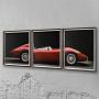 Фото-принт триптих Set Of 3 Maserati 250S Fantuzzi, Pewter Frame