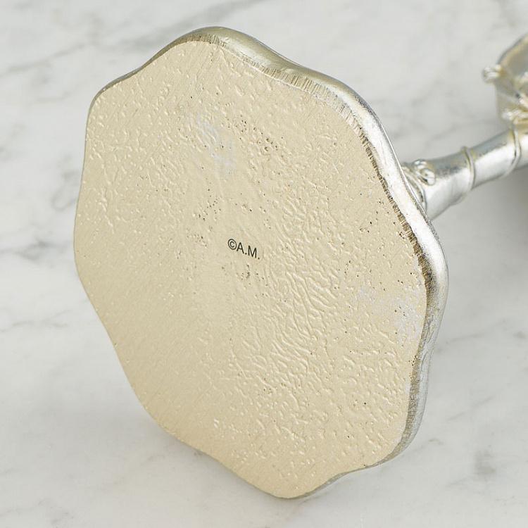 Настольное ручное зеркало на ножке Элегантность Elegant Hand Mirror On Base Champagne