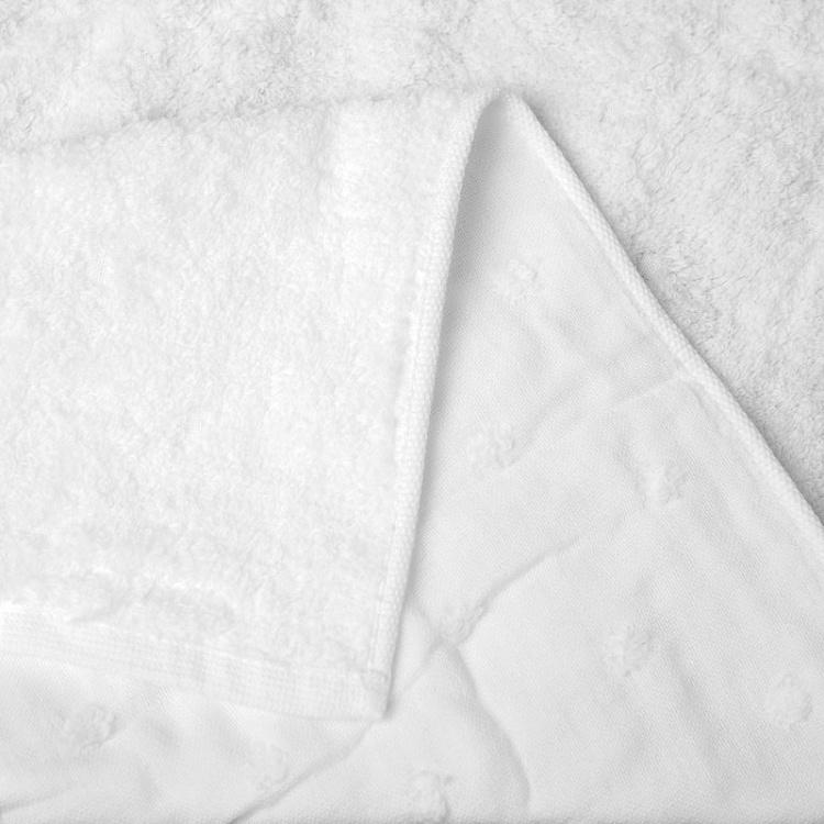Белое полотенце для рук и лица, 50x100 см Zero Twist Gauze Dot Hand Towel White 50x100 cm