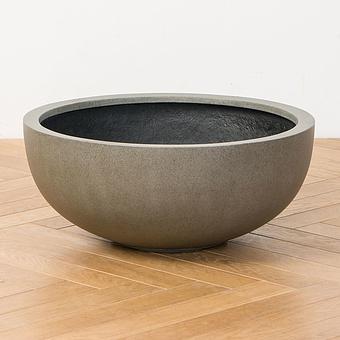 Effectory Beton Low Bowl Dark Grey Medium
