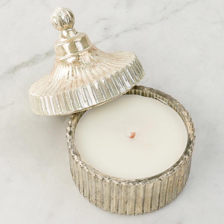 Соевая аромасвеча в стакане из ртутного стекла Эрл Грей Mercury Finish Soy Wax Candle Earl Grey