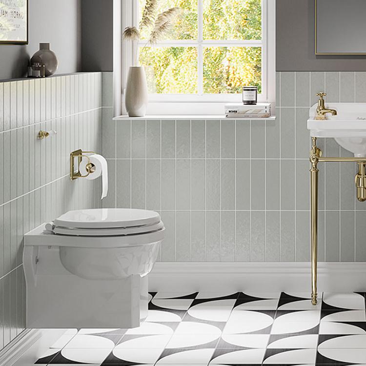 Держатель туалетной бумаги золотого цвета Toilet Roll Holder Gold