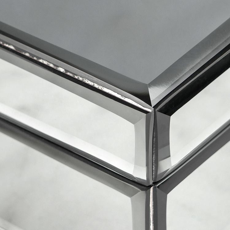 Шкатулка из дымчатого зеркала Mirrored Box Smoked Glass