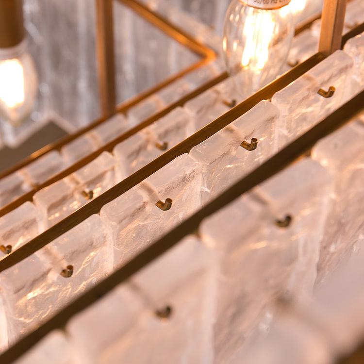 Квадратная люстра Барк с пятью кольцами Bark Square Pendant 5 Rings