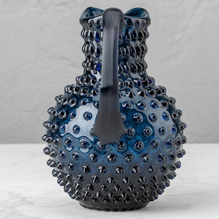 Тёмно-синий кувшин Диамант Pitcher Hobnail Night Blue Large
