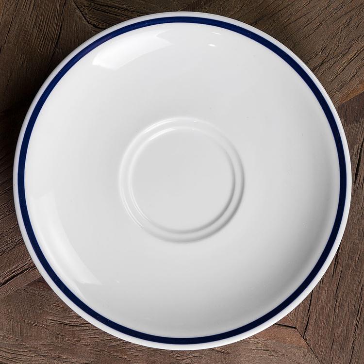 Чайная пара Синяя полоска Filo Blue Tea Cup And Saucer