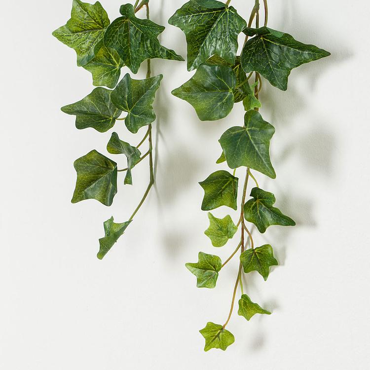 Искусственный английский крупнолистный плющ Биг Олд Темпл зелёный, S Big Old Temple Large Leaved Green English Ivy 100 cm
