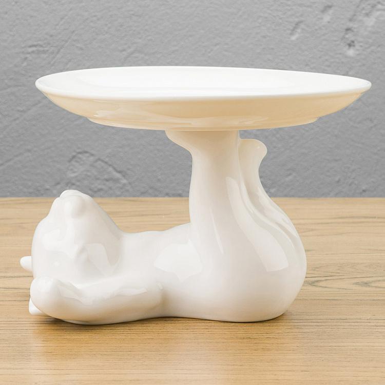 Сервировочная подставка-тортовница Котик, M Decorative Plate Cat Medium