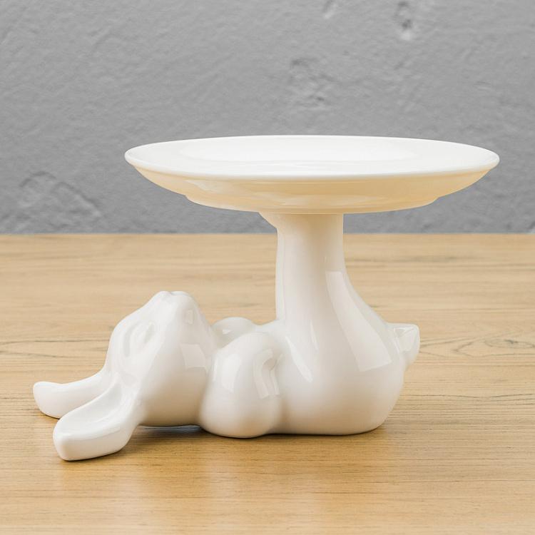 Сервировочная подставка Кролик, S Decorative Plate Rabbit Small