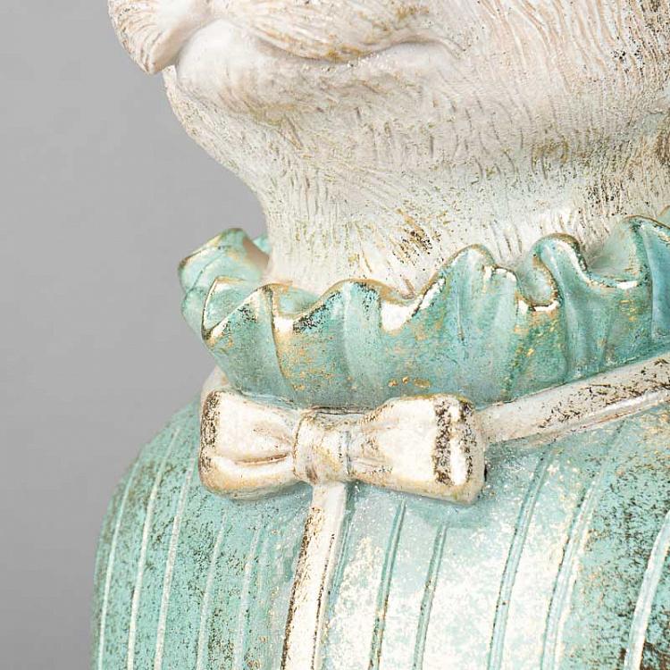 Статуэтка Бюст кролика бирюзовый Rabbit Bust Turquoise
