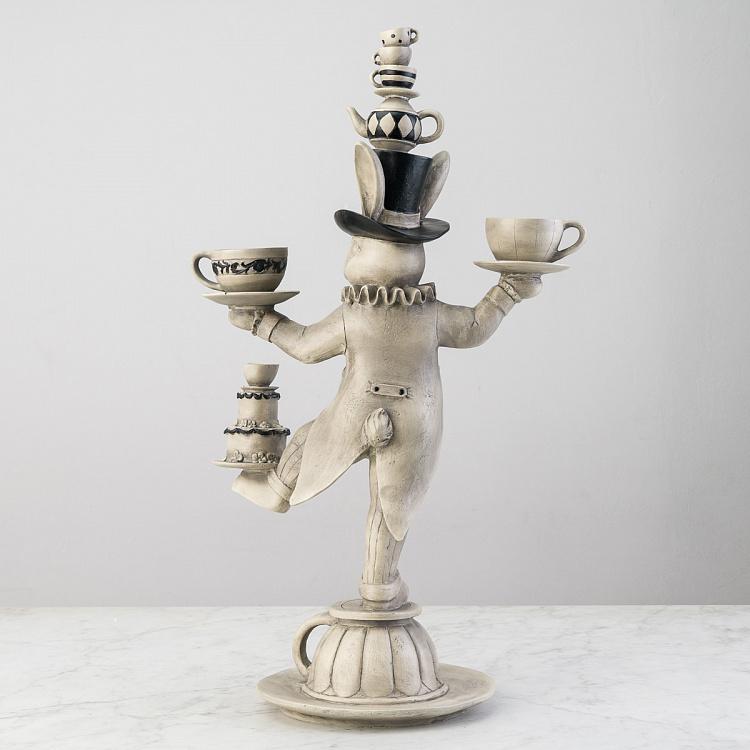 Статуэтка кролика из сказки Алиса в Стране чудес Alice Rabbit Deco Figurine